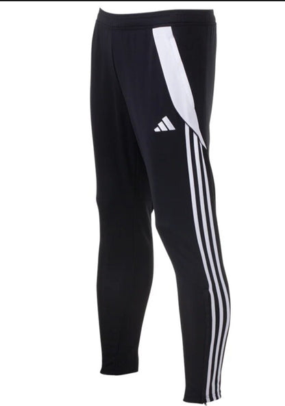 Adidas Men's Tiro 24 Slim Training Pants - Black On White- Large - New Tag $50