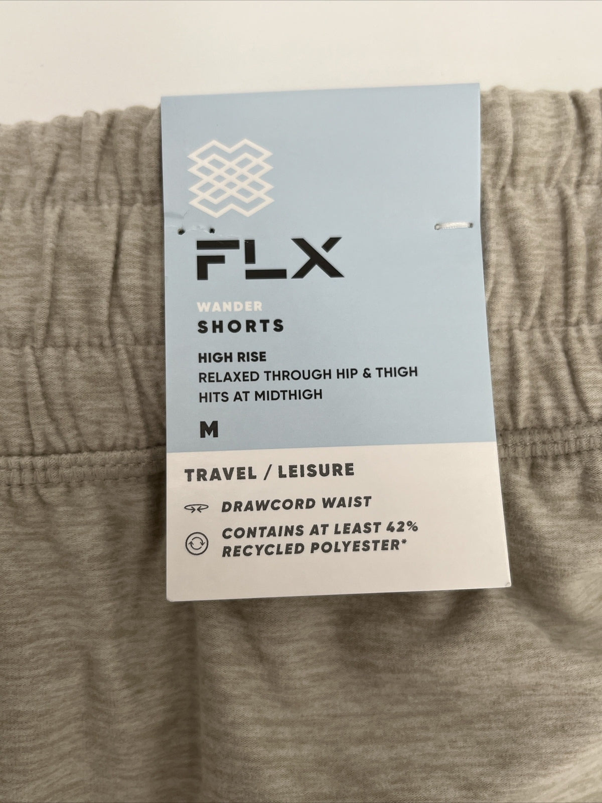 FLX Women’s Wander Soft Leisure Shorts - Ivory Silk - Medium - New Tag $35