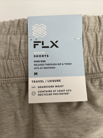 FLX Women’s Wander Soft Leisure Shorts - Ivory Silk - Medium - New Tag $35