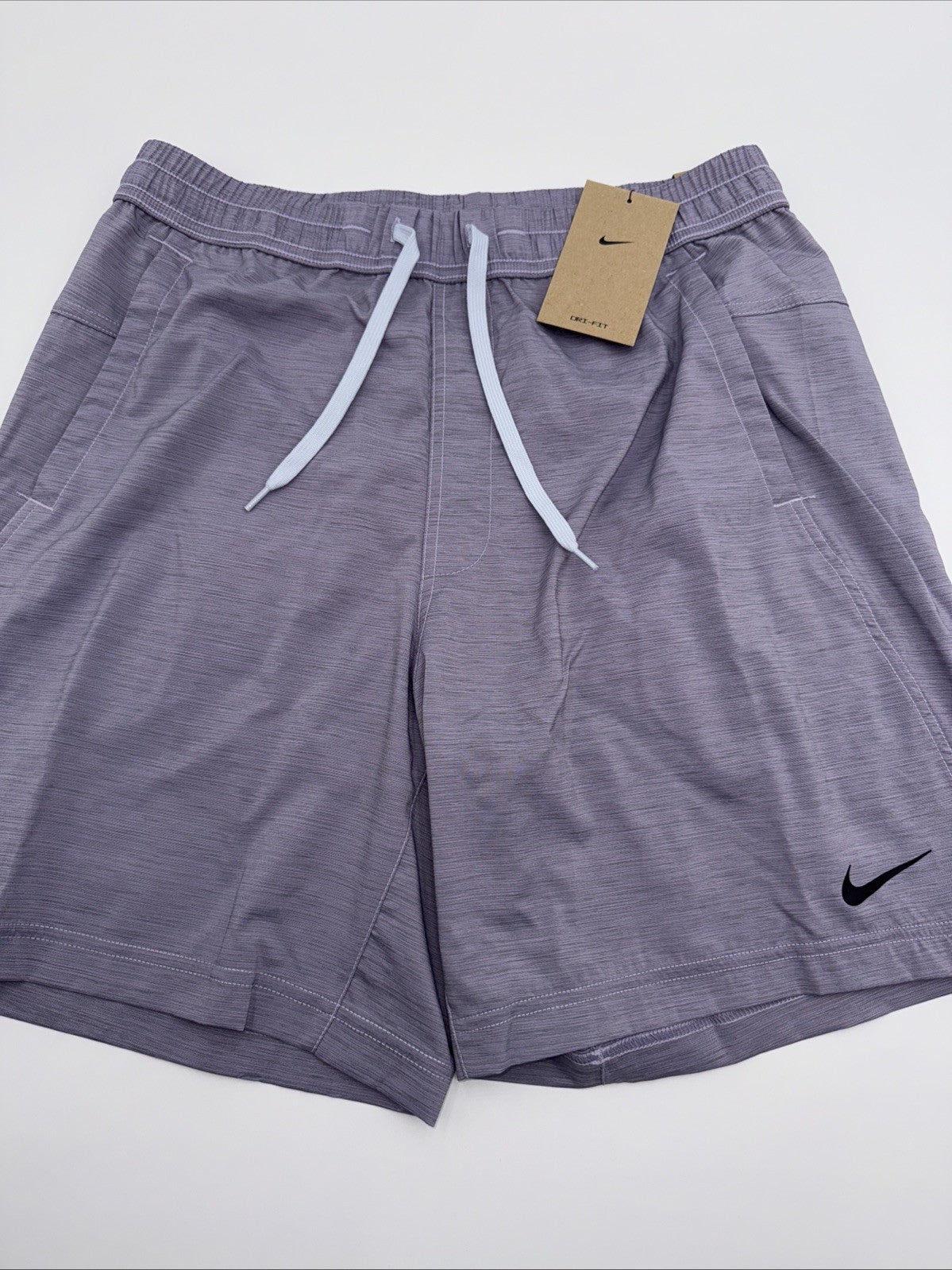 Nike Men's Form Dri-FIT 7" Unlined Versatile Shorts-Lavender - Small - New Tag