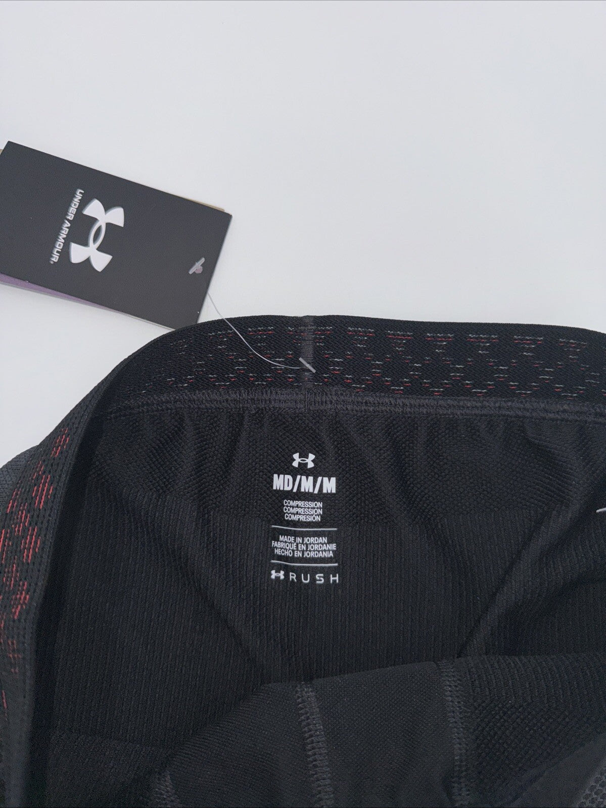 $100 Under Armour Men’s Rush Sl Legging Baselayer Bottoms- Black- Medium-New Tag