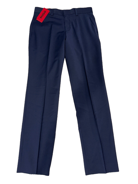 $198 Hugo Boss Men's Trousers - Dark Blue - Size 30R - New With Tags