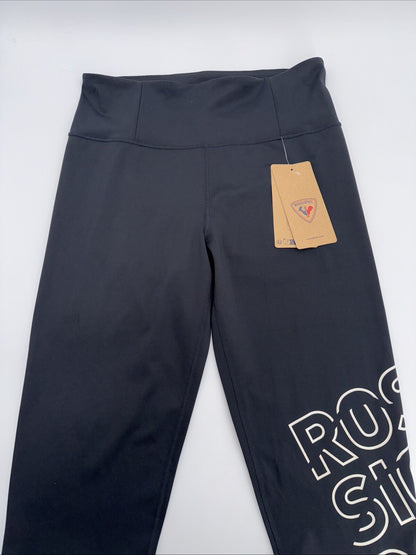 $95 Rossignol Women’s Stretch 3/4 Length Running Tights- Black- XLarge- New Tags