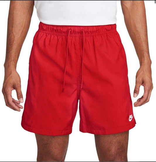 $50 Nike Men's Woven Flow Shorts FN3307- Red - Size: XSmall - New Tags