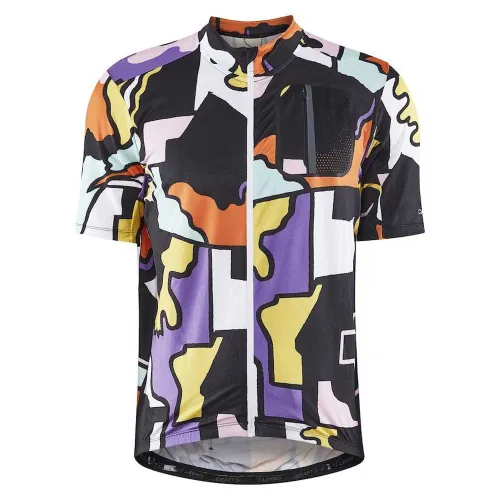 $60 Craft Men’s ADV Bike Offroad SS Jersey - Multi/Gum - Small - New with tags
