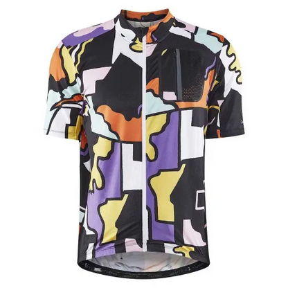 $60 Craft Men’s ADV Bike Offroad SS Jersey - Multi/Gum - Small - New with tags