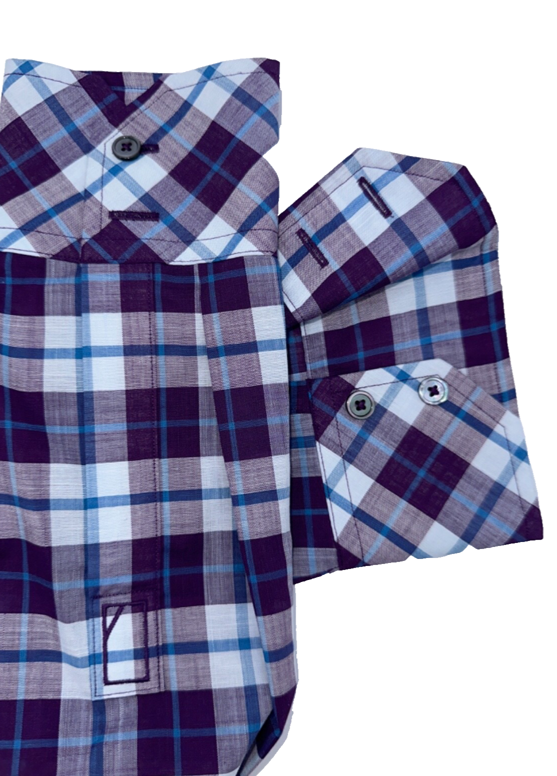 $228 Zachary Prell Men's Button Down Shirt - Clapper Purple - Small - New Tags