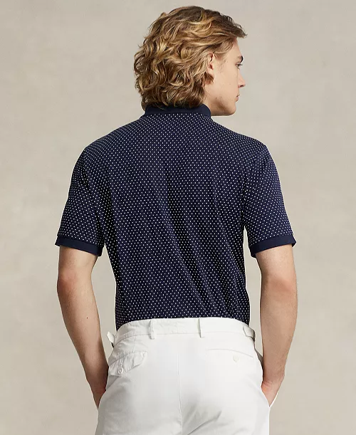 $125 Polo Ralph Lauren Men’s Classic Fit Polo Shirt - Navy Dots - Small - New
