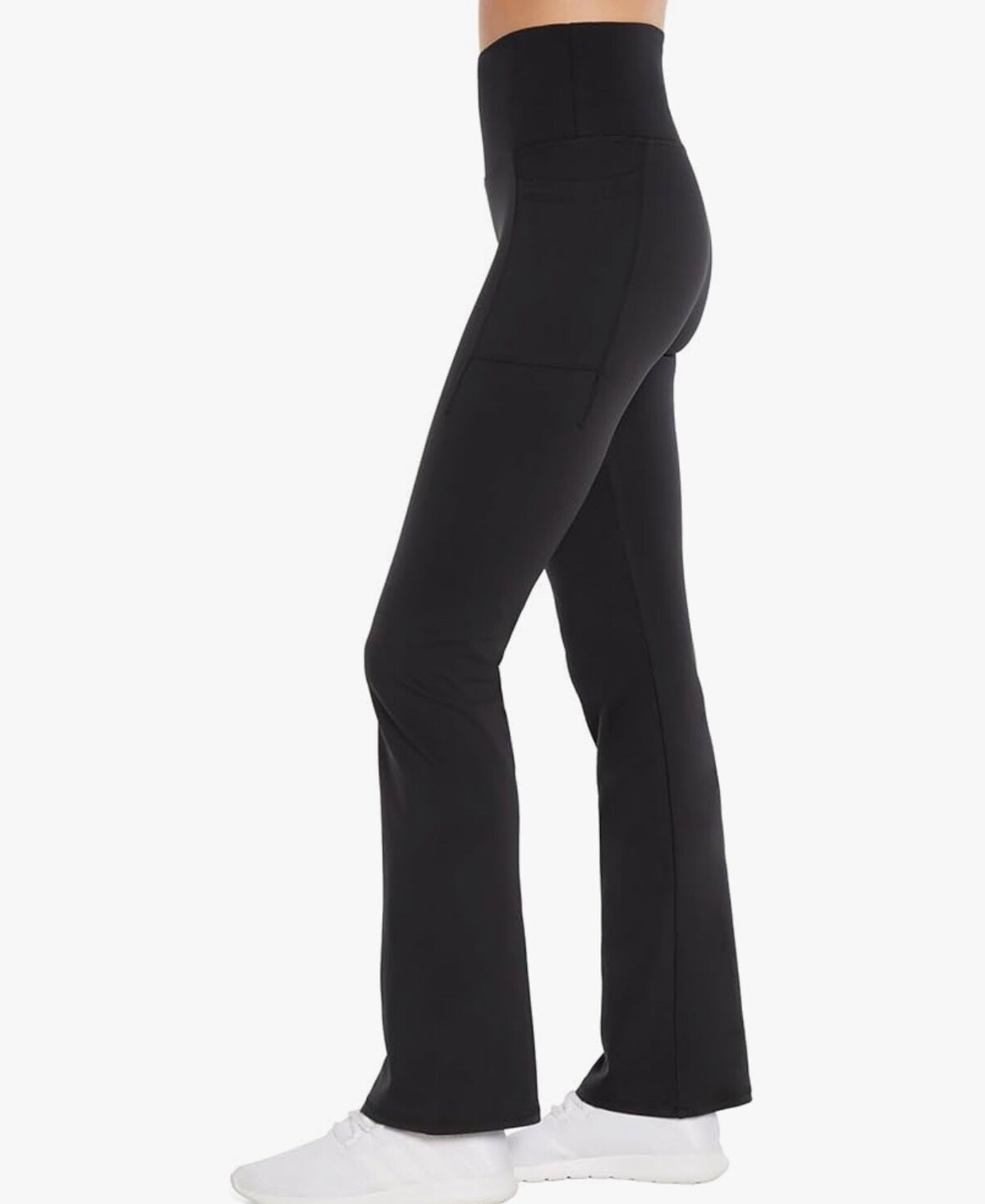 $74 Balance Collection Women’s-Easy Stella High Rise Pocket Pants- Black- Medium