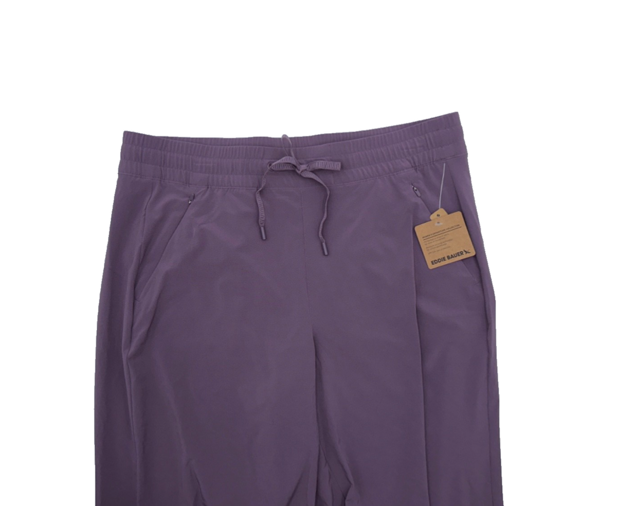 $75 Eddie Bauer Women’s Wide Leg Crop Pants - Violet - Small - New With Tag