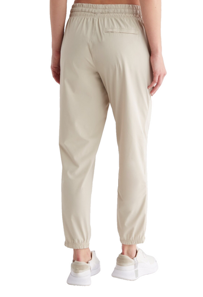 $46 Apana Women's Napa Woven Jogger - Silver Lining - Medium - New With Tags