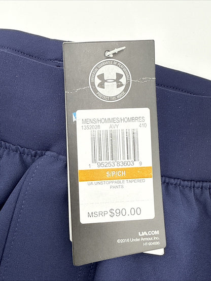 $90 Under Armour Men’s Unstoppable Tapered Training Joggers -Navy- Small -New