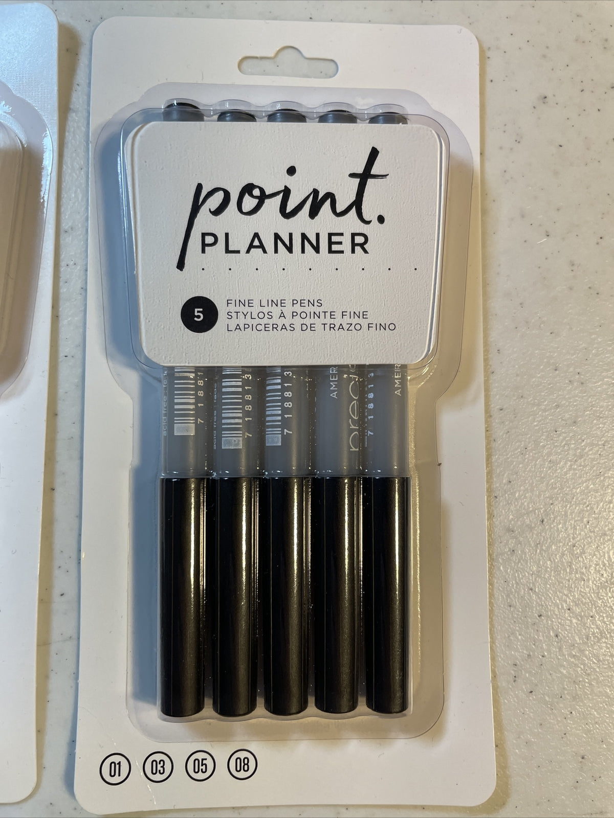 Lot Of 2X American Crafts Point Planner Fine Line Pens, High Quality 10 Total