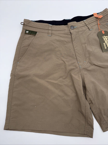 $69 Howler Bros Men's Horizon Hybrid Shorts 2.0 7.5" Inseam- Isotaupe- 33W - New
