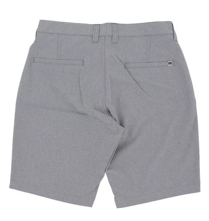 $85 Travis Mathew Men's Beck Shorts Stretch Waistband - Light Grey-Size: 34- New