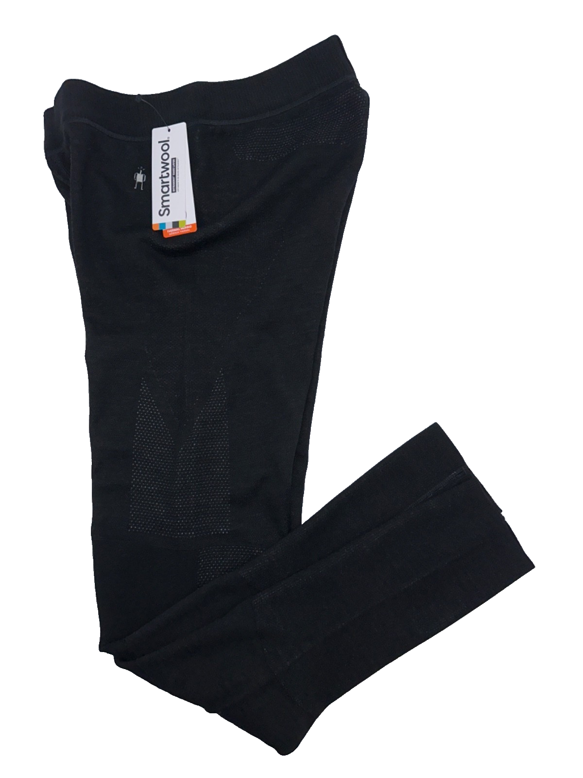 $130 Smartwool Men’s Base Layer Bottom - Black/White - Large - New With Tags