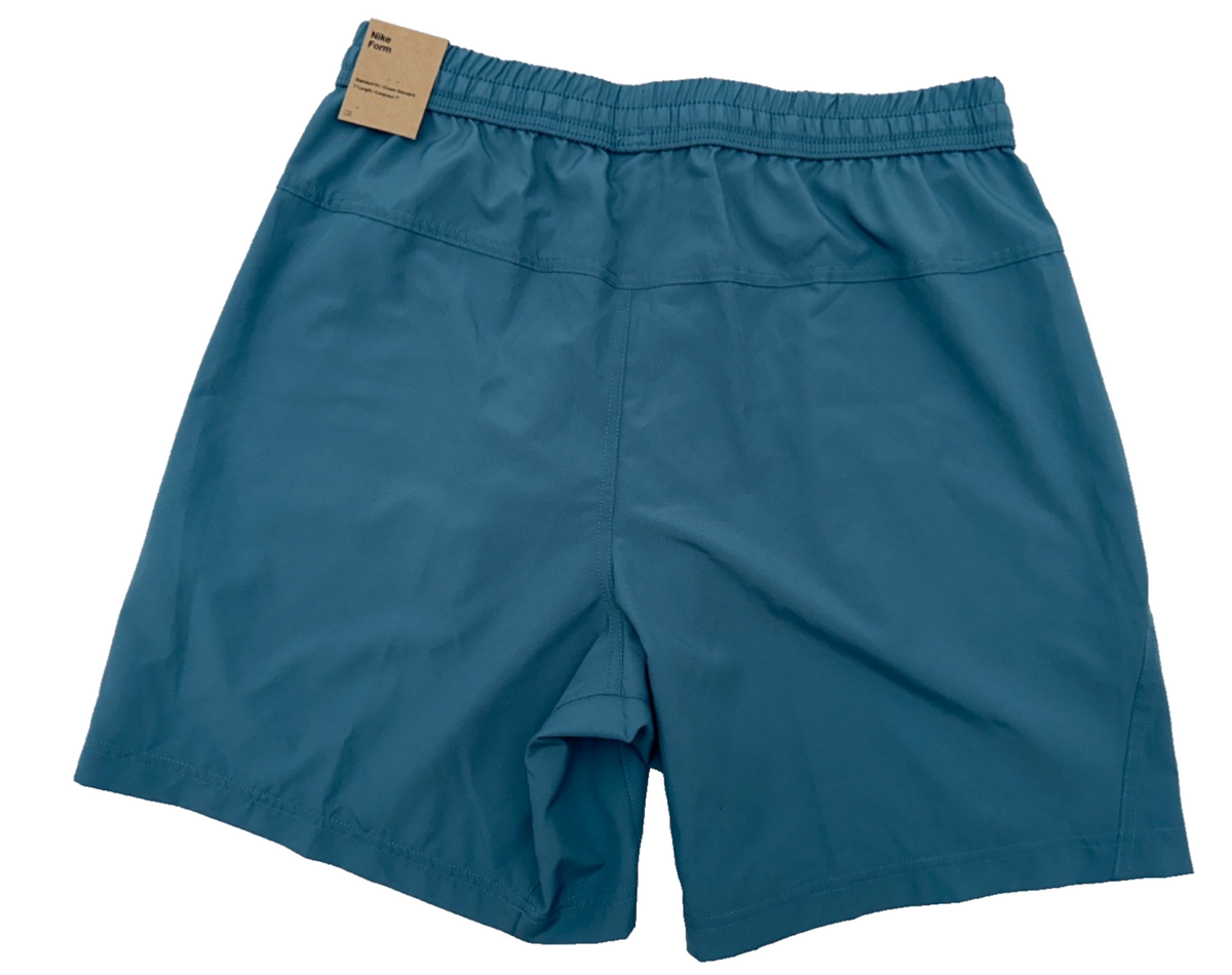 $45 Nike Men’s Dri Fit Form Running Unlined Shorts 7” - Smoky Blue-Medium- New