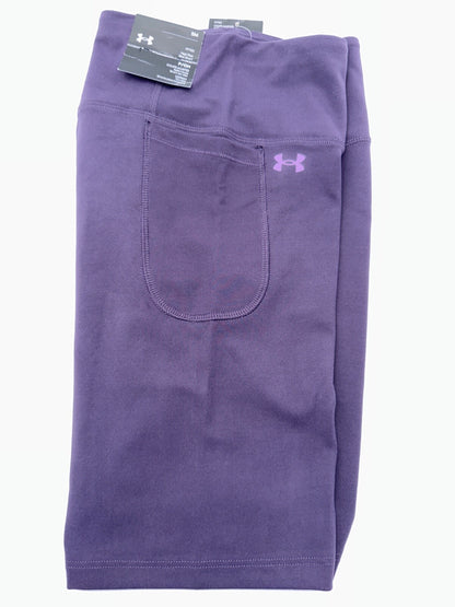 $45 Under Armour Women's Motion 8” High Rise Bike Shorts - Purple - Small - New