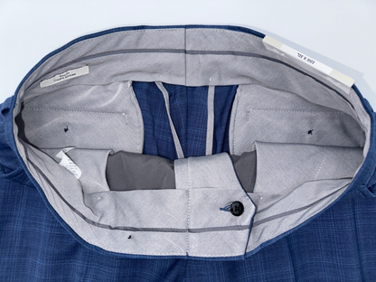$200 Calvin Klein Men's Jace Slim Fit Suit Pant - Blue - 33W x 30L - New Tags