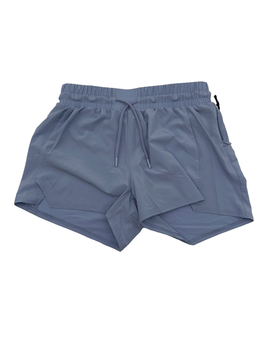 Mondetta Woman’s Power Shorts - 12C1021 - Eventide Blue - Small - New with tags