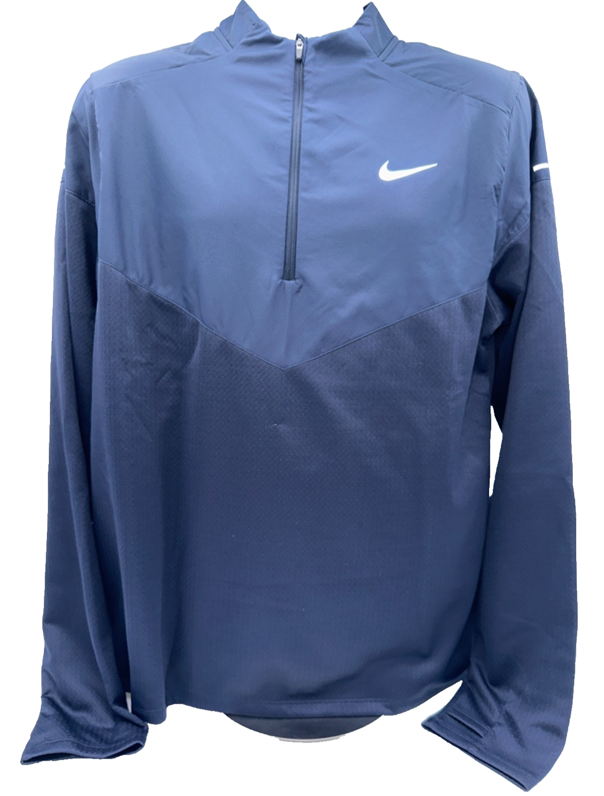 $110 Nike Men’s Therma Fit Half Zip Jacket - Blue - Large - New With Tags