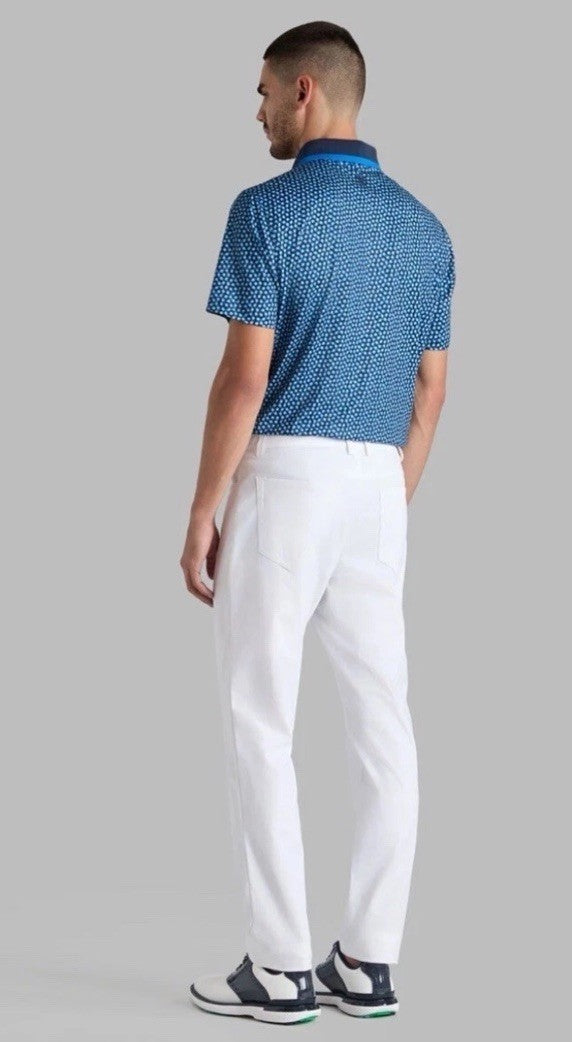$185 G/FORE Men’s 36 Performance Stretch Tour 5 Pocket Pants-Snow White-34W-New