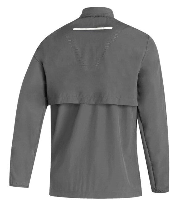 $75 Adidas Men’s - Sideline Long Sleeve ¼ Zip Pullover Jacket- Grey- Medium