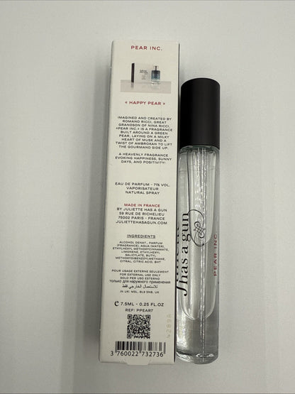 Juliette Has A Gun “PEAR INC” EDP SPRAY PEN FOR WOMEN 0.25 Oz TRAVEL SIZE-Fresh