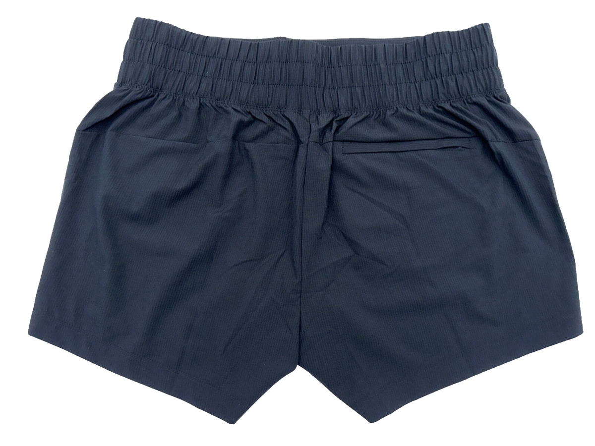 $55 Eddie Bauer Women's Treeline Short 3.5” - Black - Medium - New With Tag