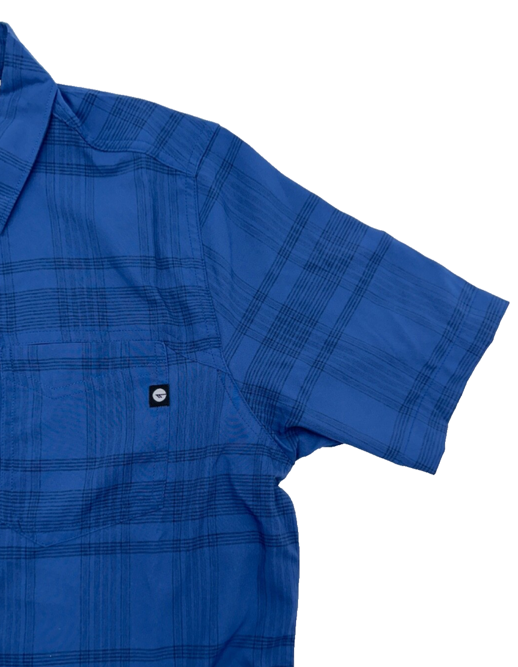 $55 Hi-Tec Men’s Button Down Short Sleeve Shirt - Navy/Marine - Small - New