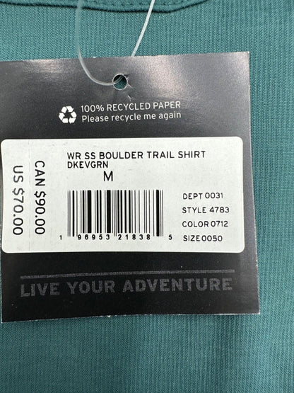 $70 Eddie Bauer Women's Boulder Trail Shirt - Evergreen - Medium - New With Tag