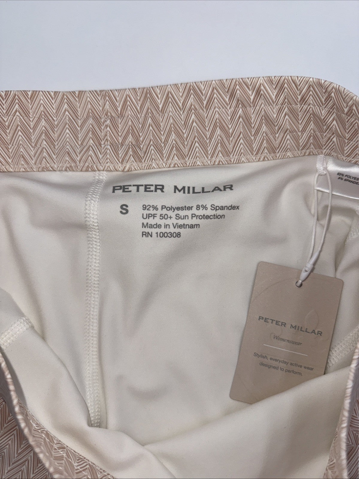$140 Peter Millar Women’s Golf Skort LF24EB21N - Camel - Small - New with tag