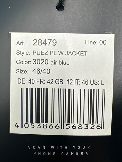 $140 Salewa Puez Women's PolarLite Jacket - Air Blue - Large - New With Tags