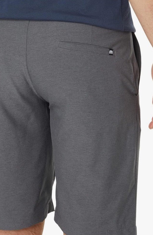 $94 Travis Mathew Men’s Sand Harbor Golf Shorts- Heather Dark Grey- 32W-New Tag