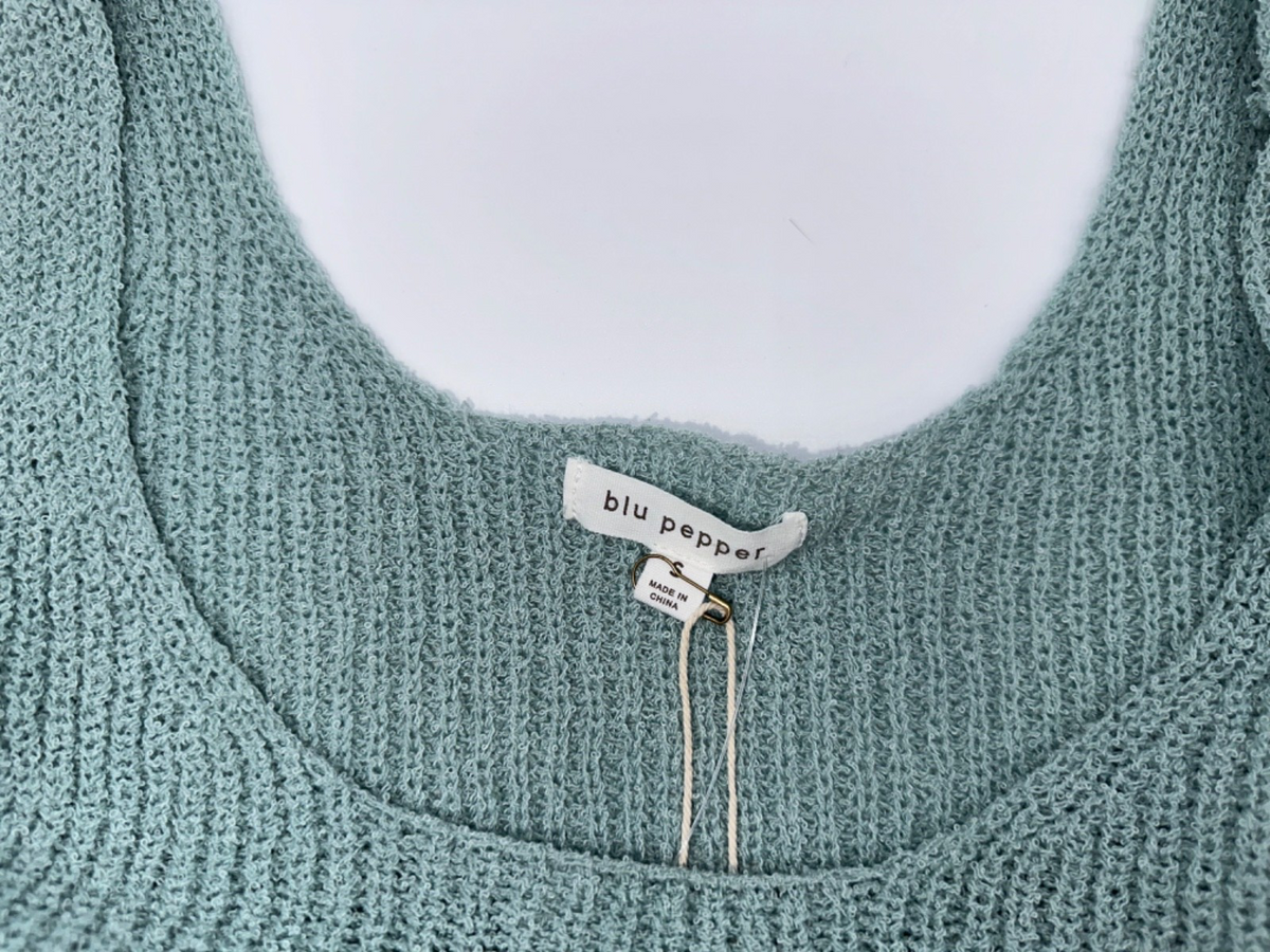 $68 Blue Pepper Women’s Tank Top- Mint Green- Small- New With Tank