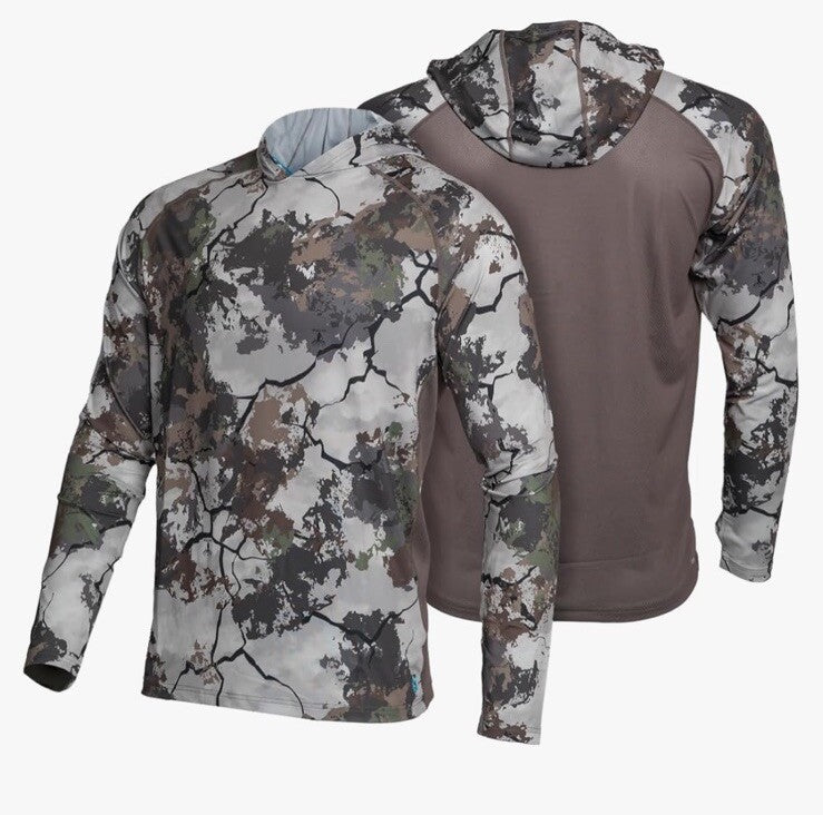 Fieldsheer Performance Men’s Mobile Cooling Long Sleeve Hoody-Kings Camo-Small