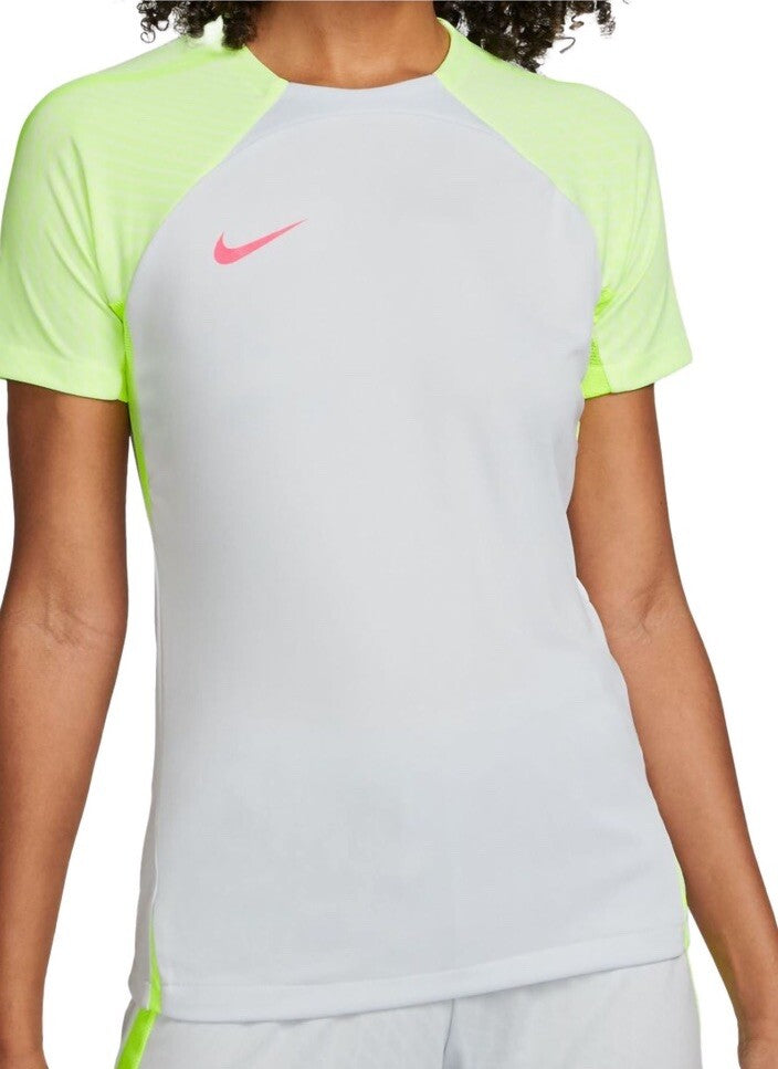 Nike Women’s Dri FIT Strike Short Sleeve Shirt Soccer- Pure Platinum-Medium- NWT