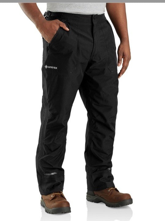 $180 Carhartt Gore-Tex Men’s Super Dux Water + Wind Proof Pant - Black - Medium