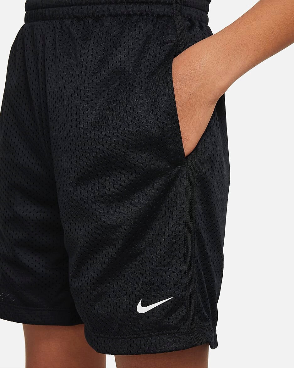Nike Kids' Dri-FIT Mesh Training Shorts 5” - Black - Medium -  New With Tag