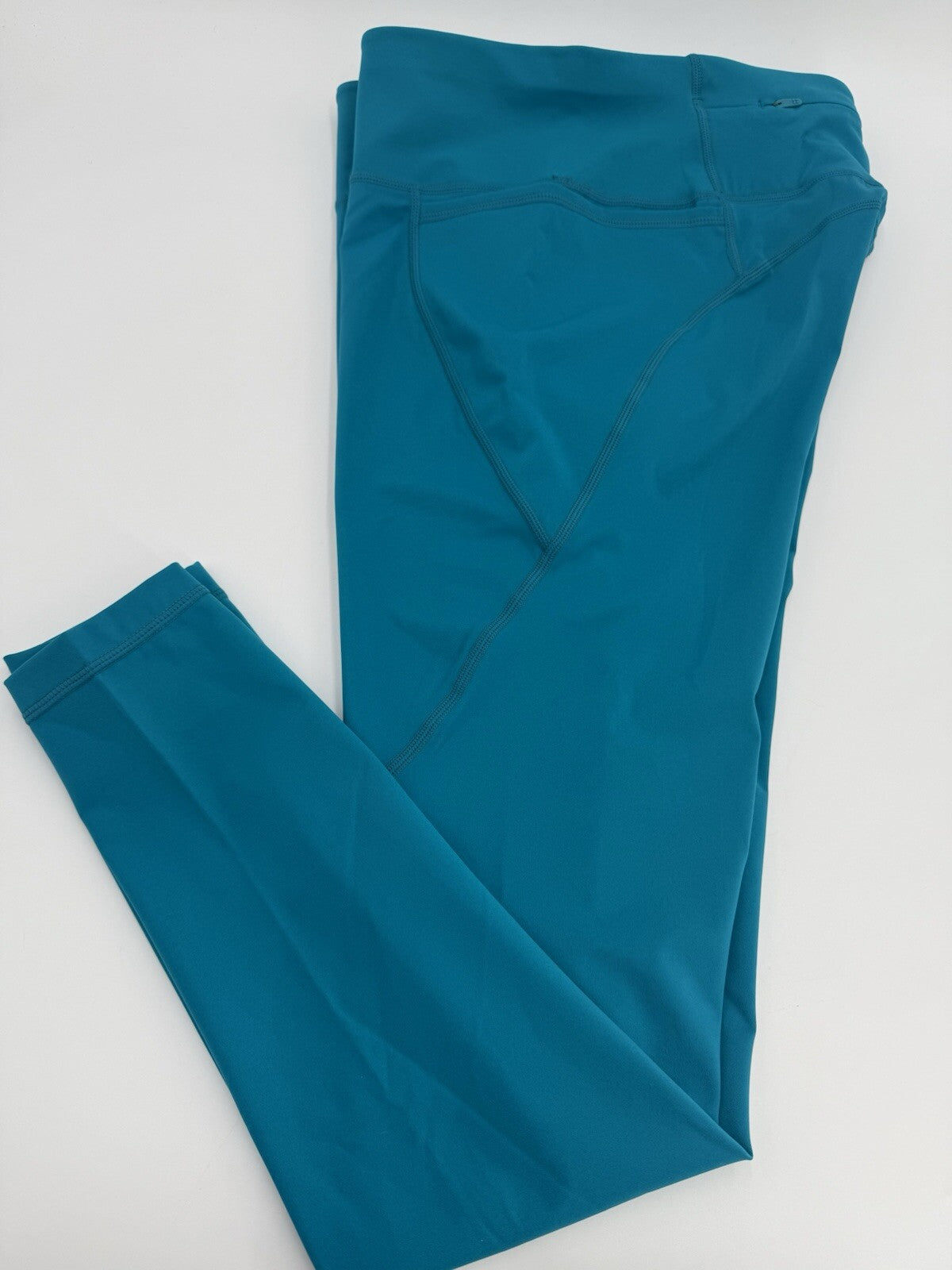$100 Sweaty Women’s Betty Power Leggings 7/8 Length- Blue -Size: 10 Large - New