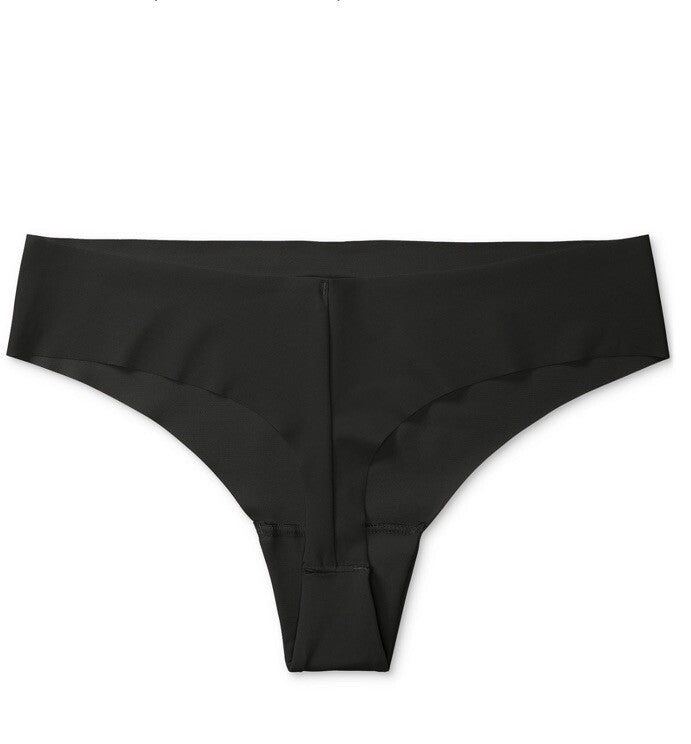 3 Pack Calvin Klein Invisibles Thong Panty-XLarge- Black D3428- New -Retail $45