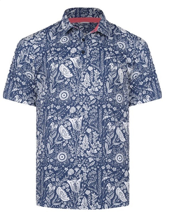 $65 Swannies Men’s Golf Trey Polo Shirt- Navy/White- XLarge - New With Tags