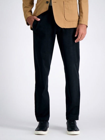 Haggar Men’s Life Khaki Straight Fit Chino Pants - Black- Size: 33W 30L- NEW