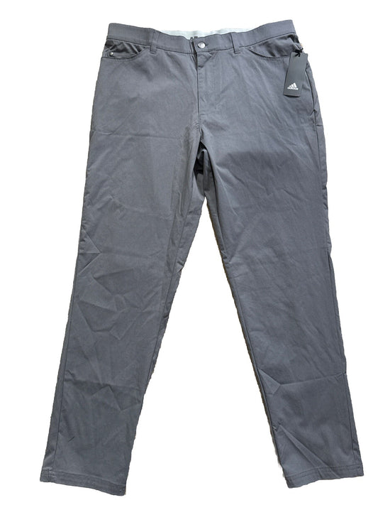 $80 ADIDAS Men's Ultimate 365  5-Pocket Tapered Golf Pants-Grey 5 -34W 30L-New