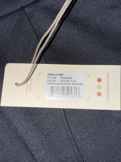 $89 Three Dots Women’s Isabella Flare Pants- Black - Medium- New Tags
