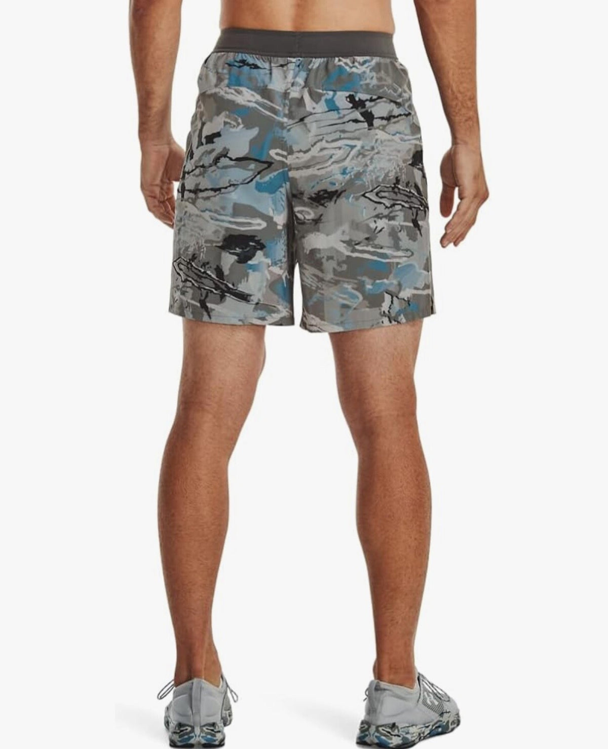 $60 Under Armour Men’s-Shorebreak Boardshort- Blue/Grey Camo- Medium-New Tag