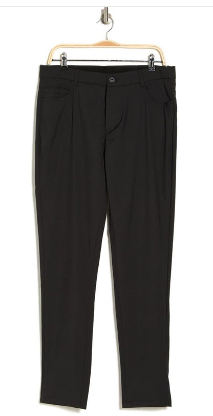 TR Premium Men’s Tech Stretch Slim Fit Pants - Black- 30W 32L- New Tags $168