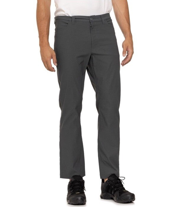 Eddie Bauer Men’s Straight Fit Performance Pants- Dark Smoke - 30Wx30L