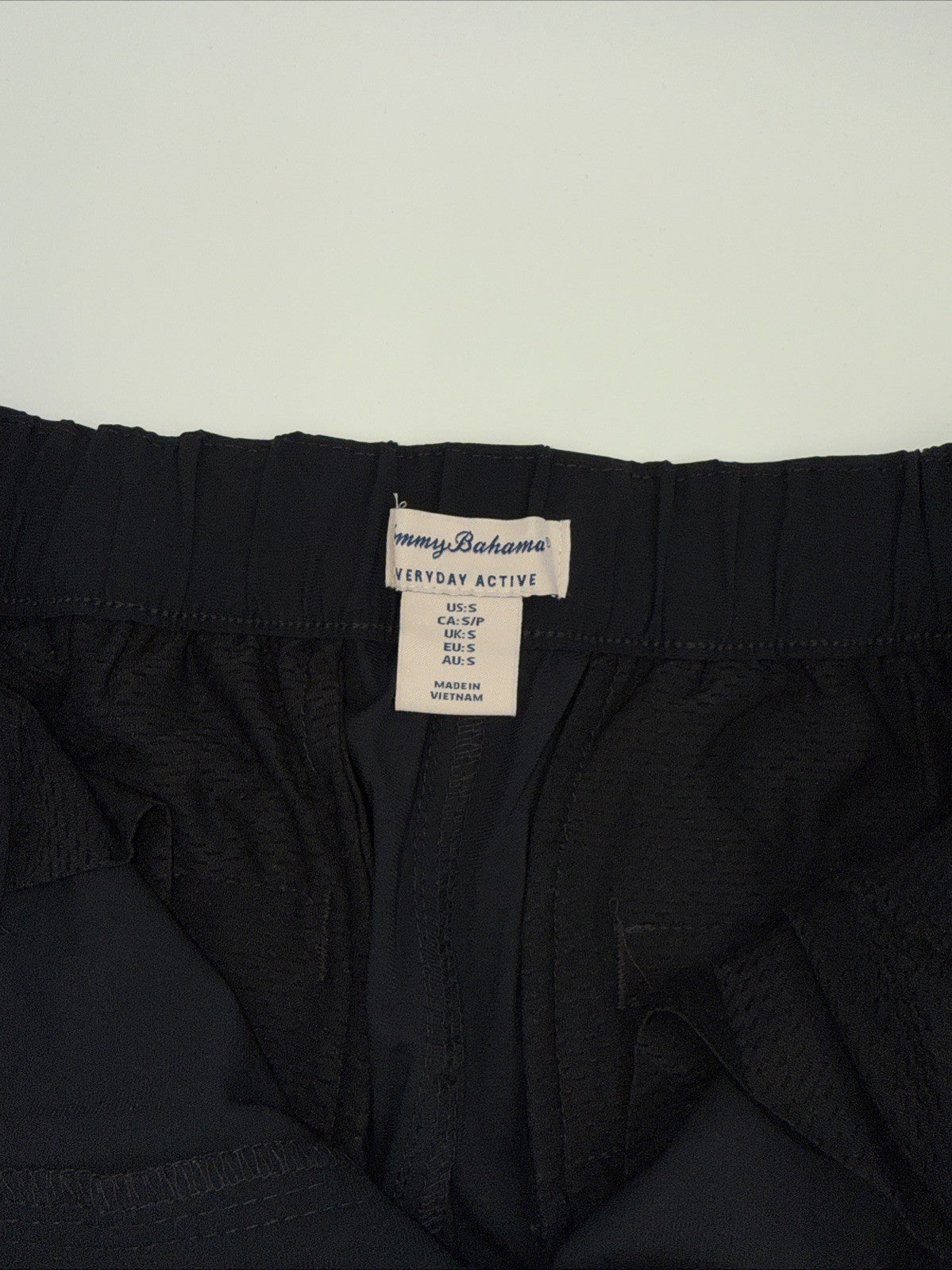 $98 Tommy Bahama Active Golf Tulp Hem Relax Fit Pants-Black-Small -New Tag
