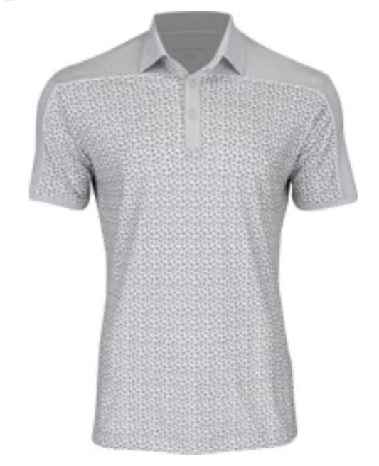 $100 Galvin Green Men’s Millard Golf Shirt Polo- Cool Grey - Medium -New Tags